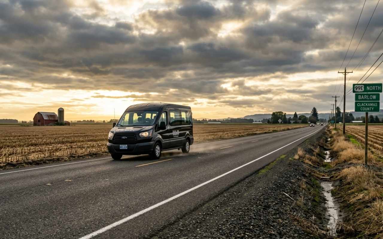 PDX Airport Shuttle from Barlow, Oregon – Atlas Shuttle