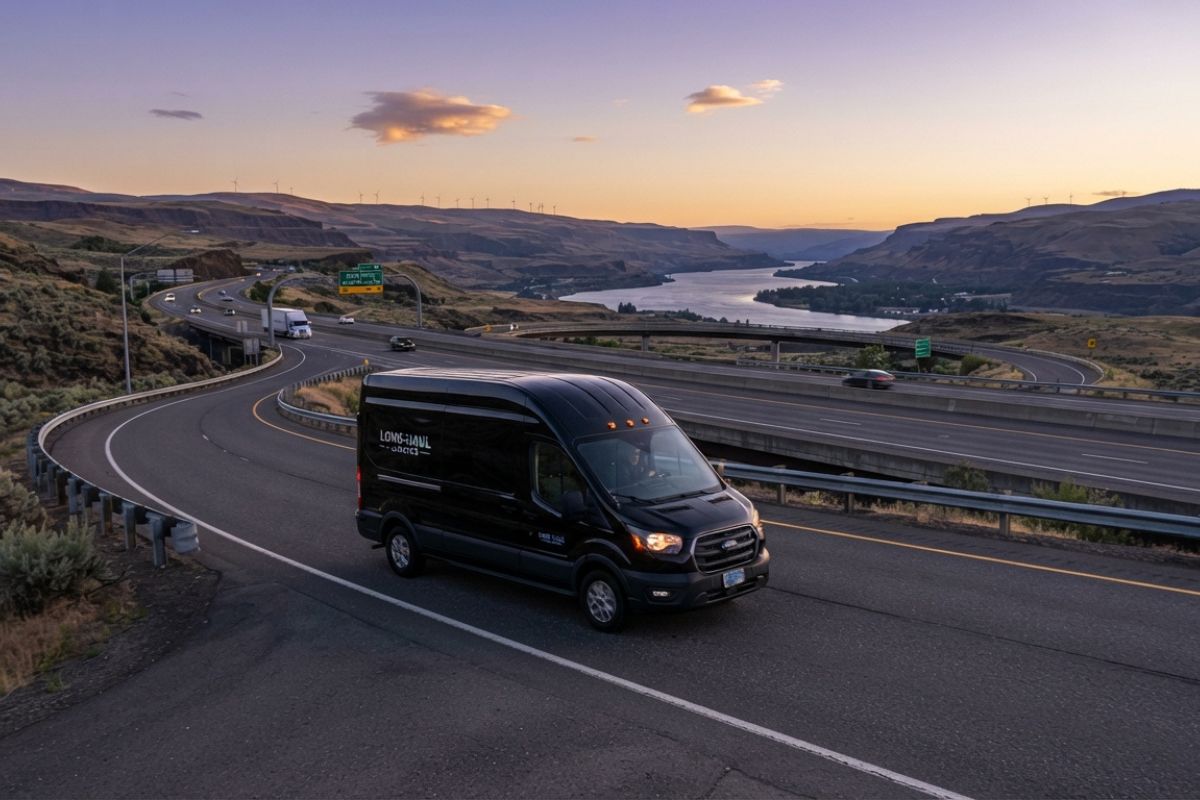 Route from Hermiston to PDX