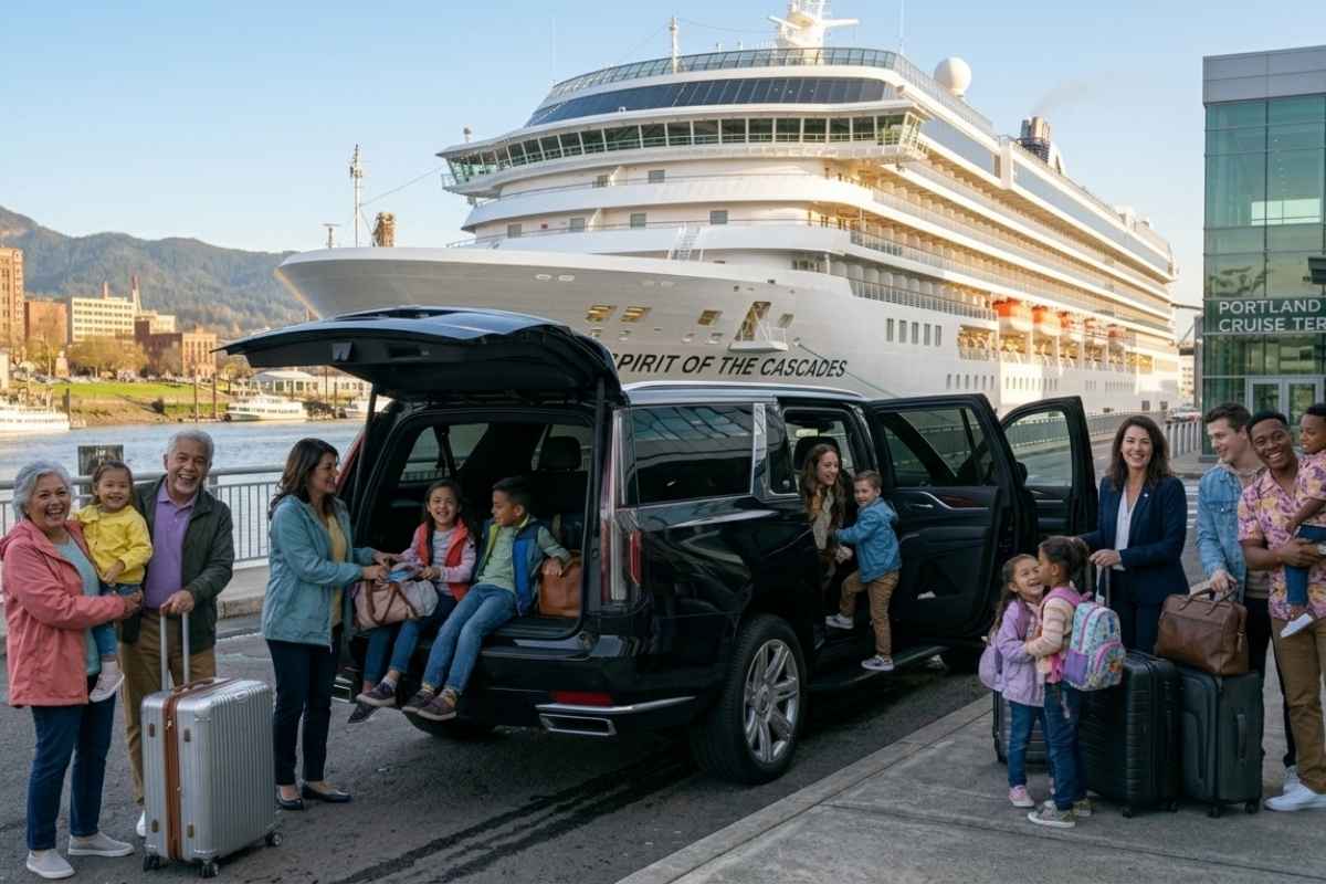 Families & Groups shuttle service in portland