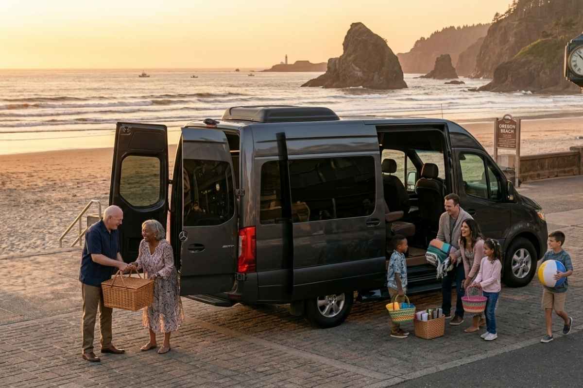 Families & Groups shuttle service portland