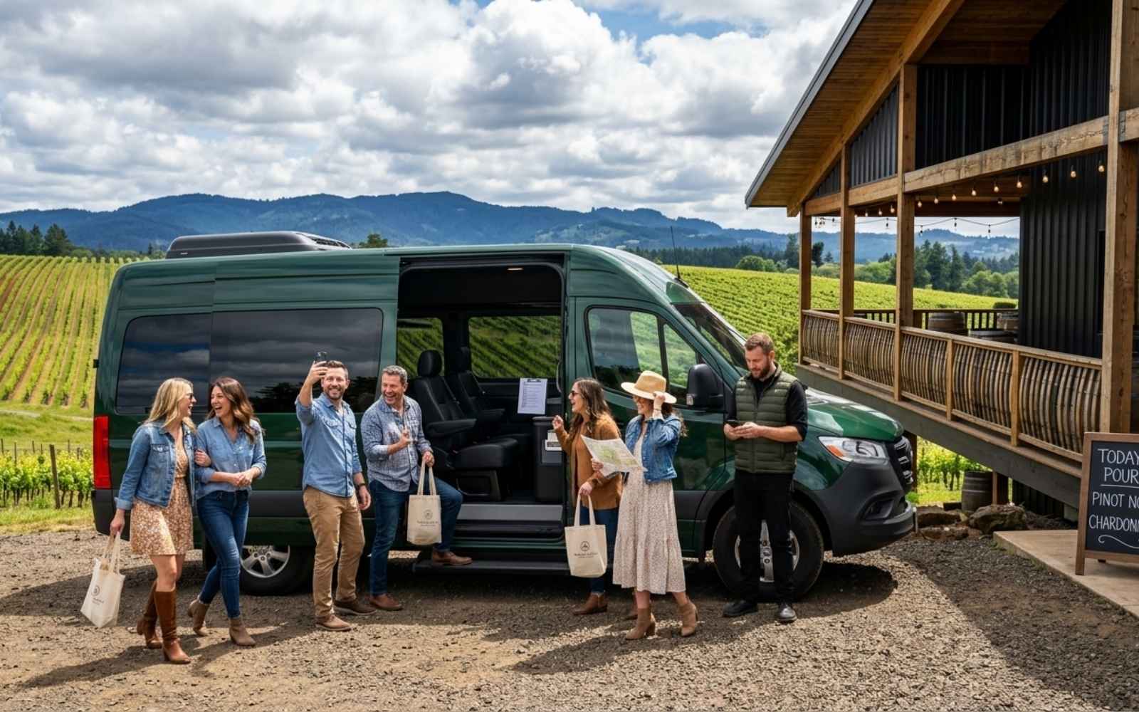 Group Wine Tour Transportation