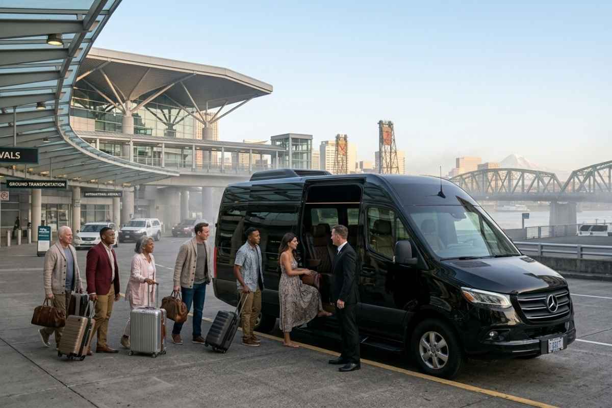 Mercedes Sprinter Group Airport Transportation service portland