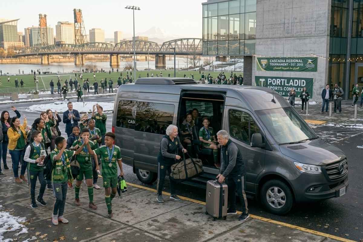 Youth & Local Sports Teams shuttle service portland