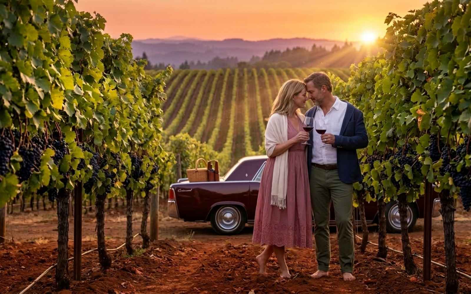 Anniversary Wine Tour Transportation