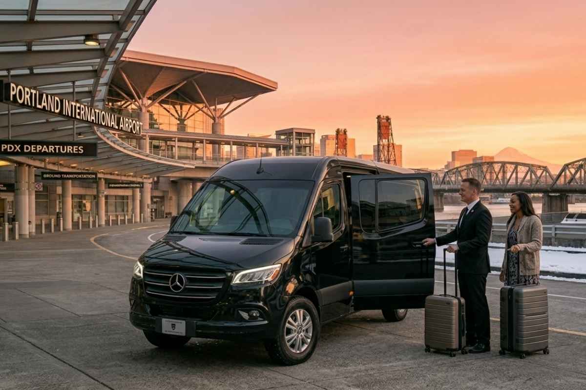 Mercedes Sprinter Airport Travel Groups shuttle portland