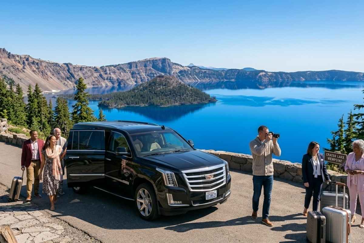 Tourists Visiting Oregon shuttle service