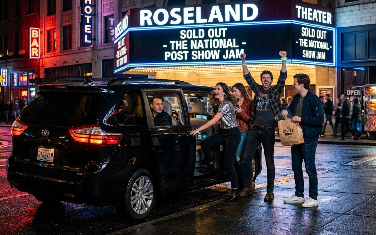 Friends Attending Events