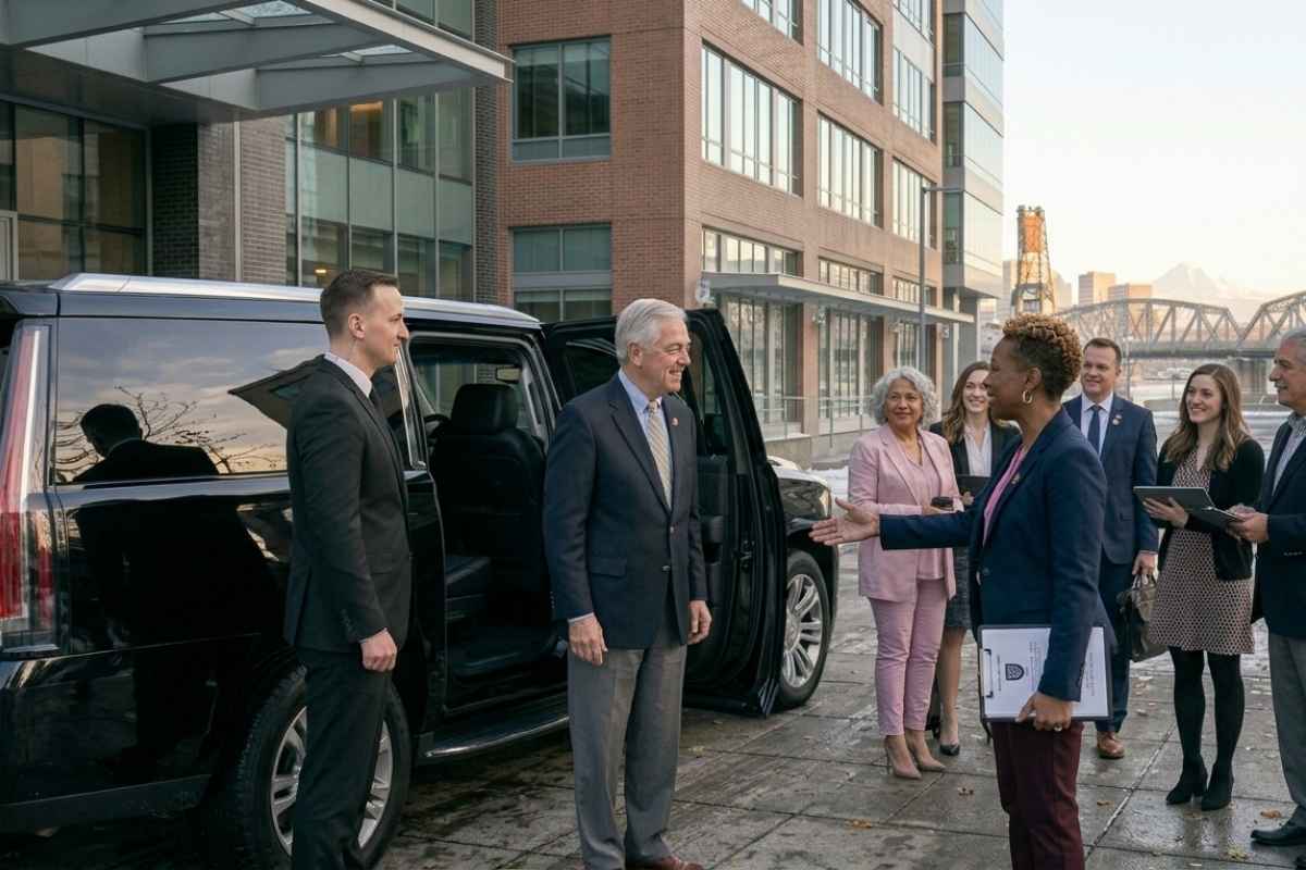 Corporate Executives roadshow Service Portland