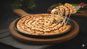 بيتزا بابريكا مع الدجاج