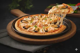 بيتزا هلبينو مع الدجاج